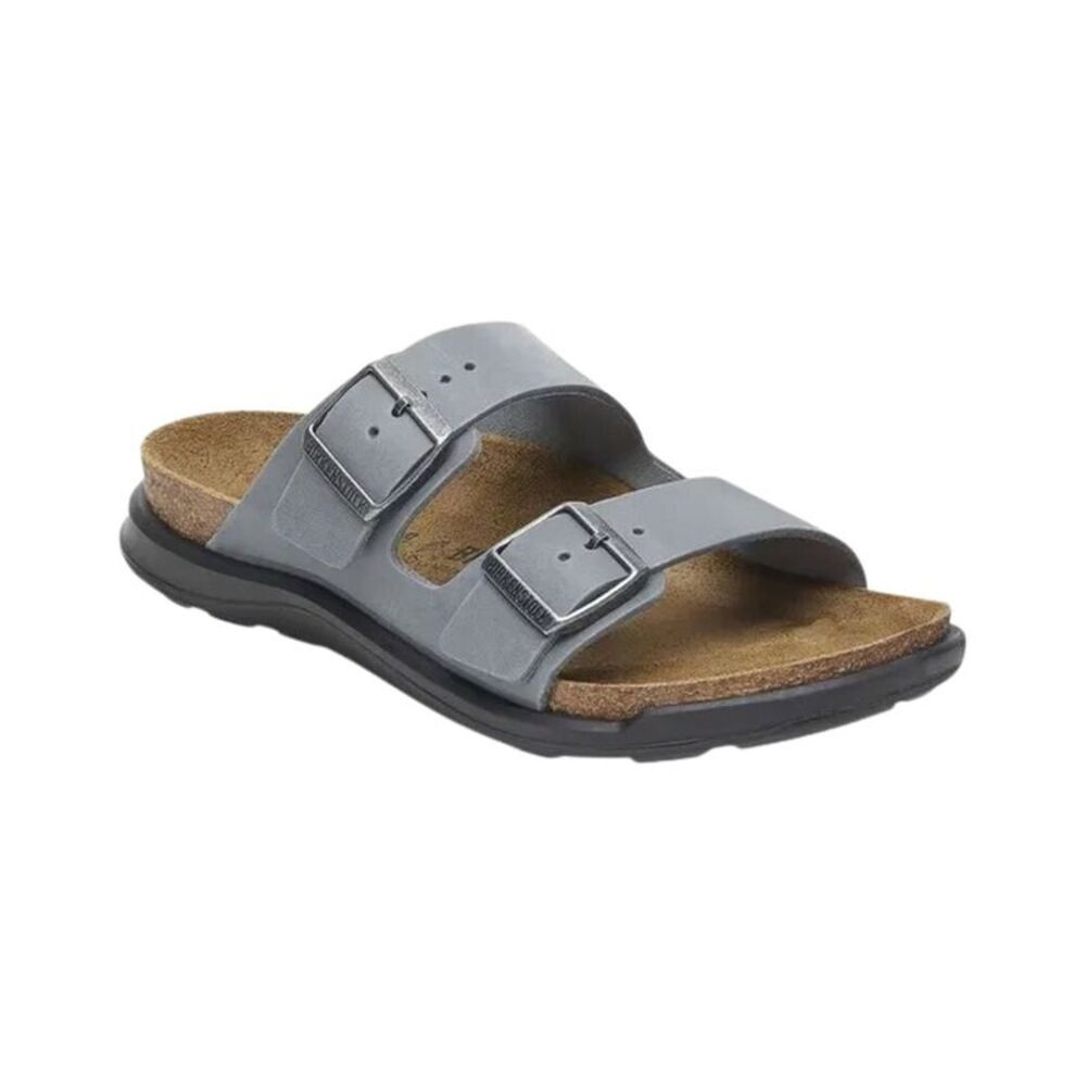 Birkenstock Arizona Crosstown Leather Sandal, Grey